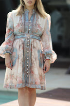 VESTIDO CORTO FLORES