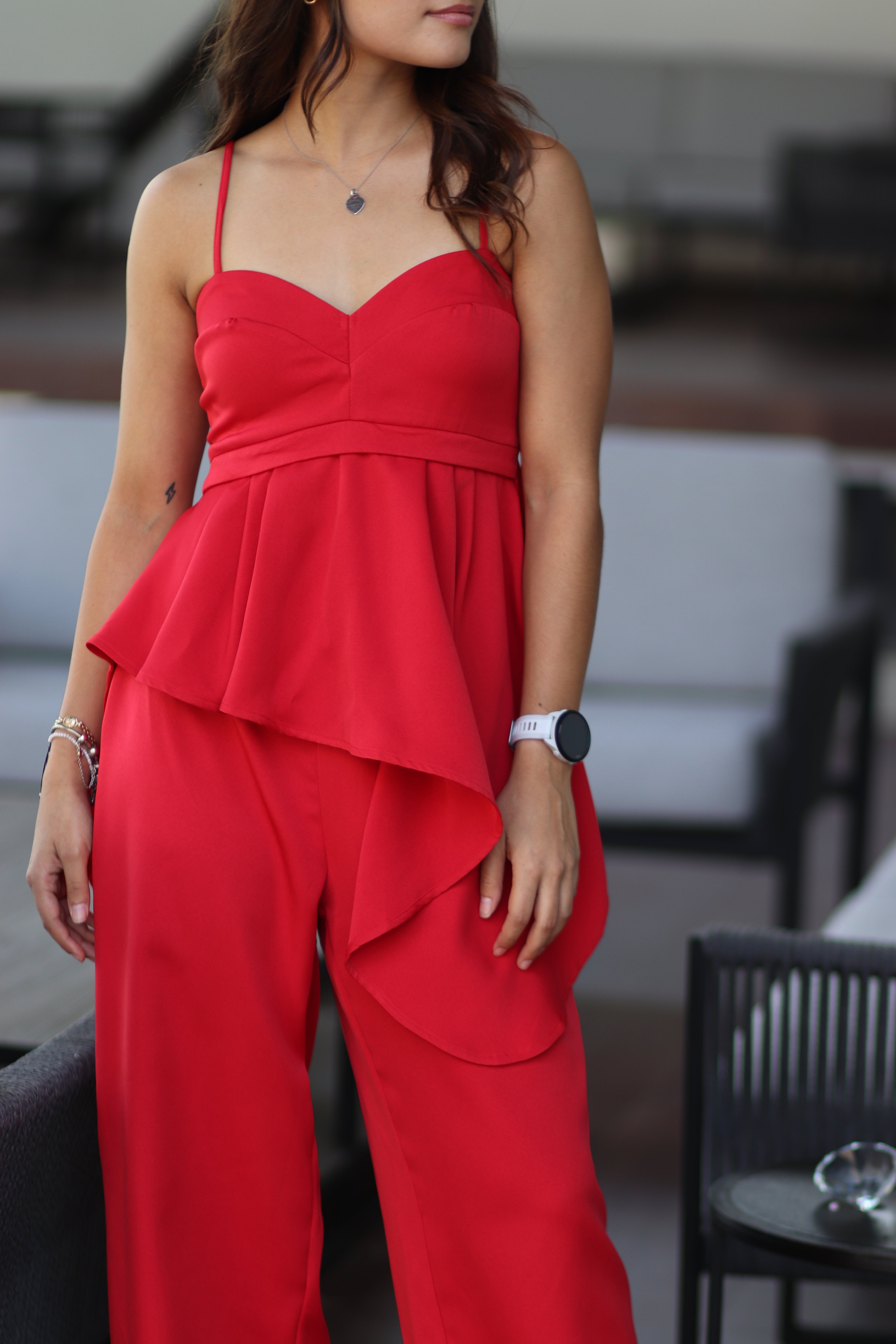 TOTAL LOOK ROJO PANTALÓN