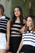 CROP TOP SUÉTER