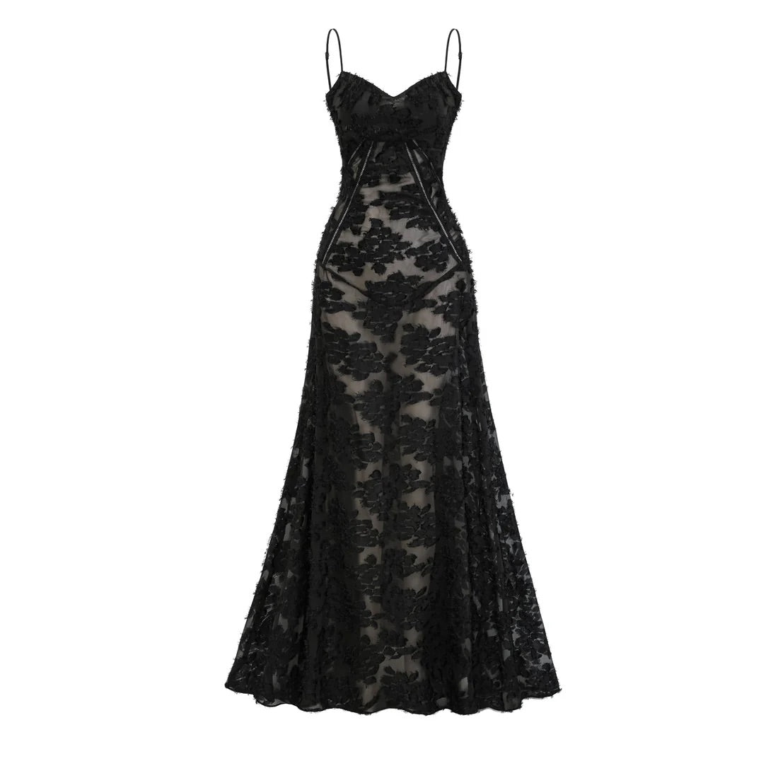 Emmelina floral lace maxi dress
