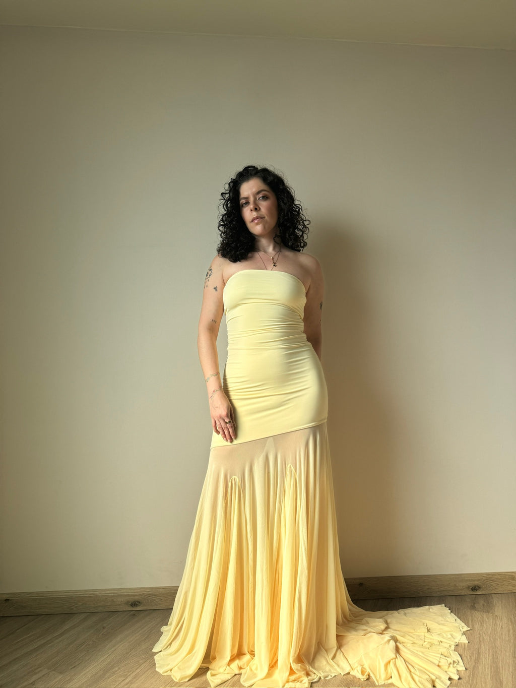 Josiane Vestido strapless de fiesta