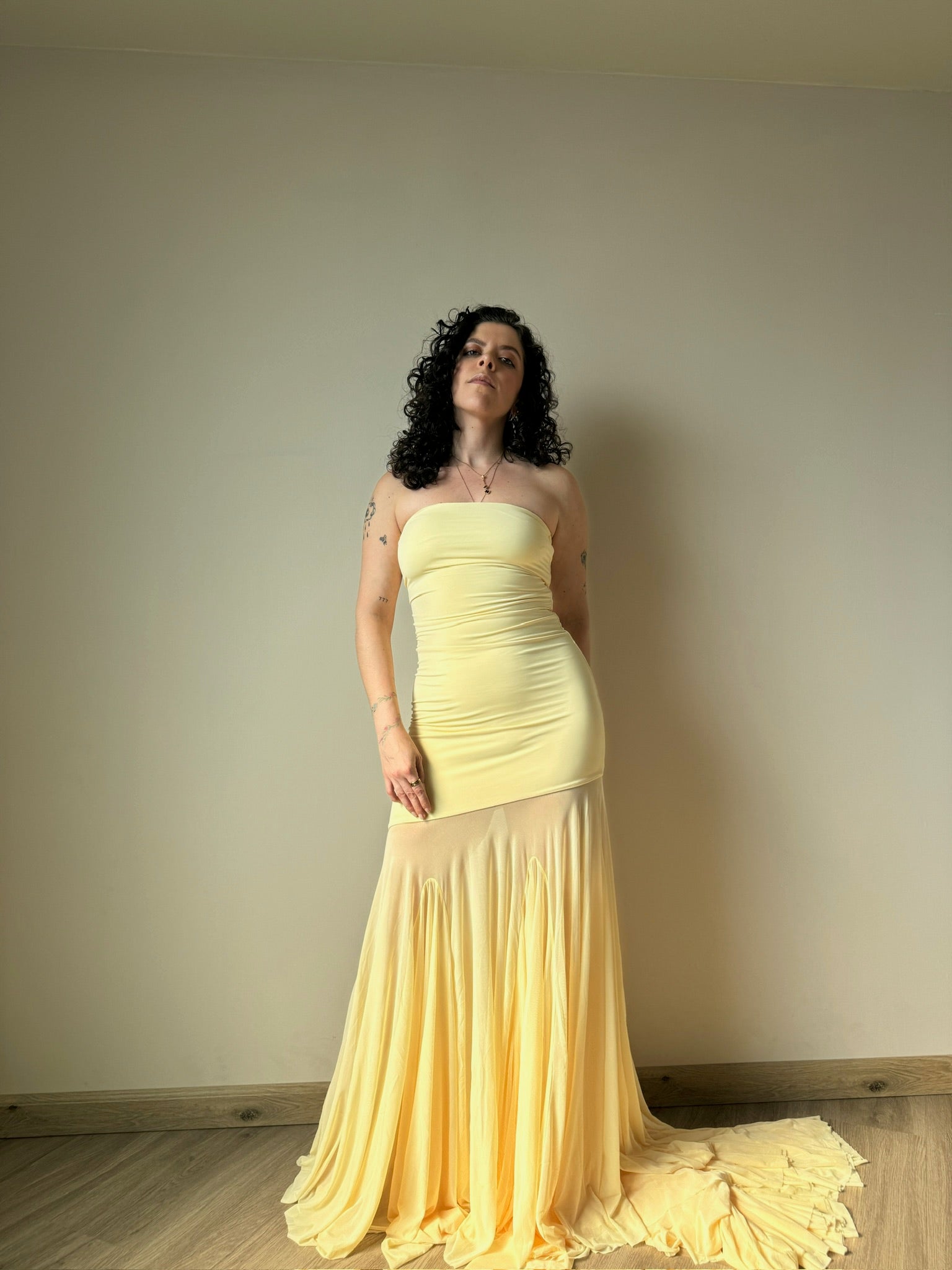 Josiane Vestido strapless de fiesta