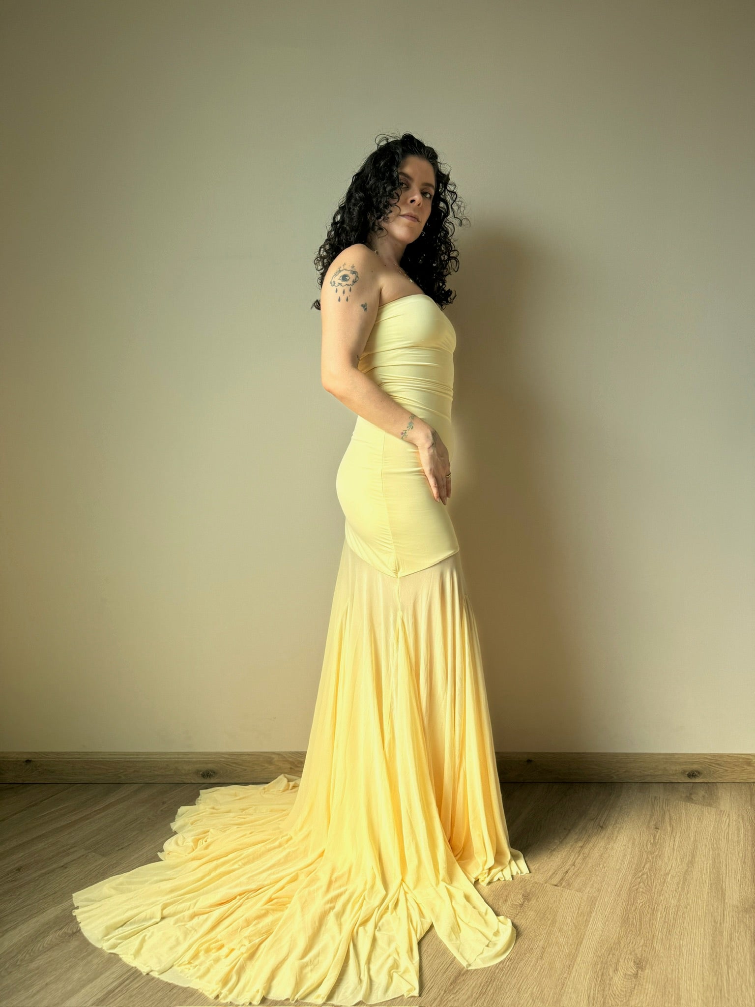 Josiane Vestido strapless de fiesta