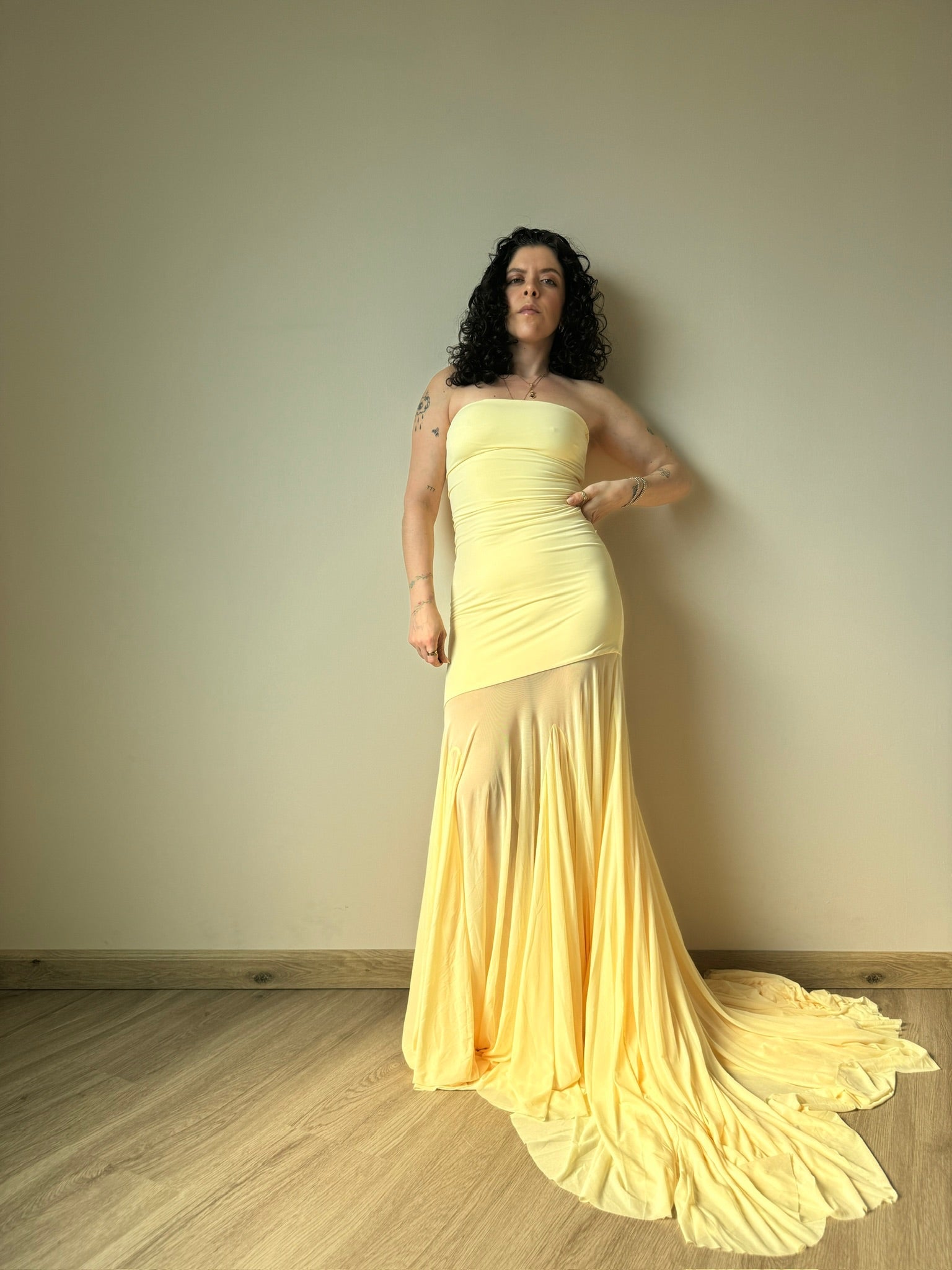 Josiane Vestido strapless de fiesta