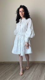 Clemence mini vestido tipo camisa