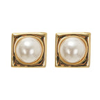 Juana Aretes cuadrados con perla