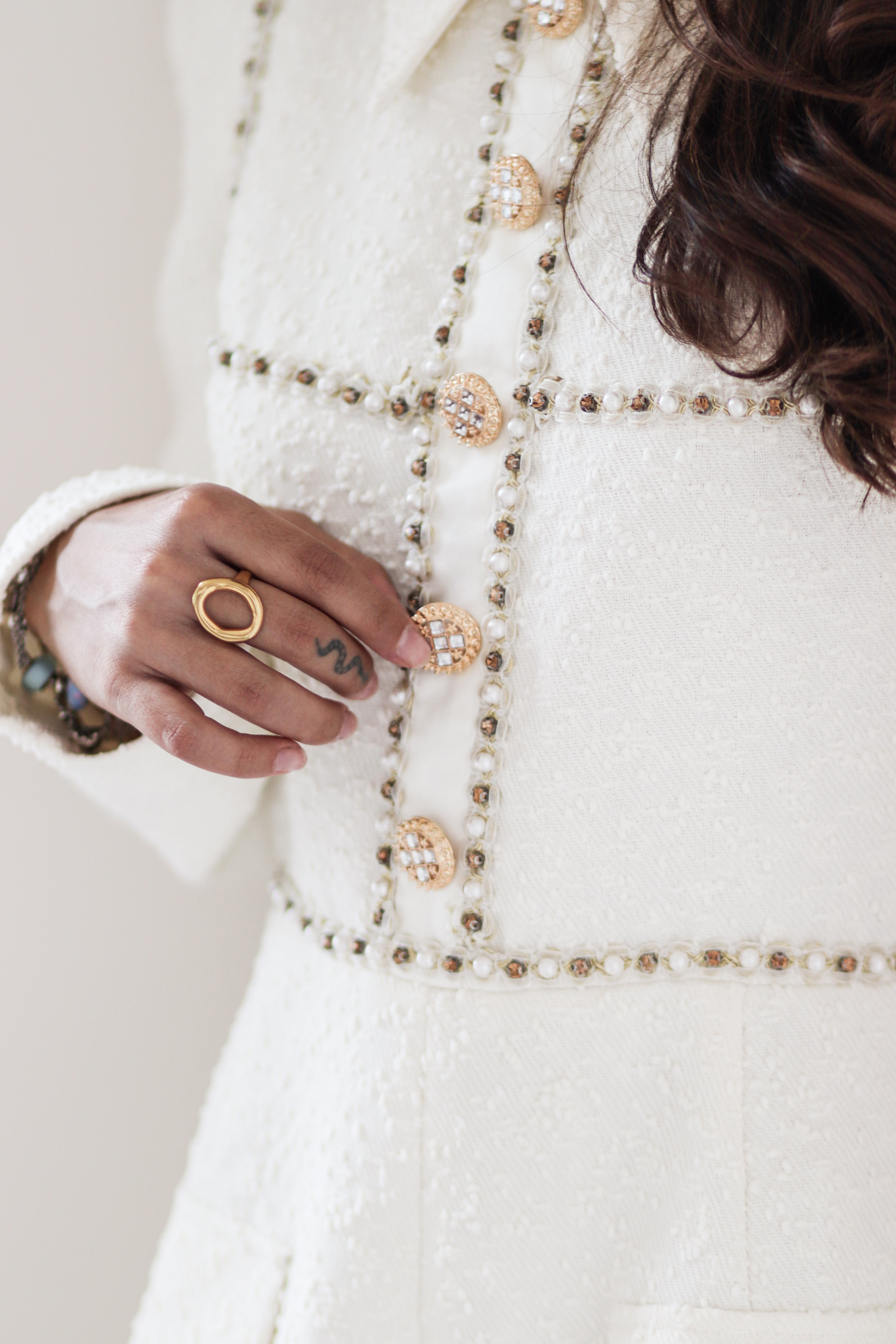 Irina Enterizo con perlas